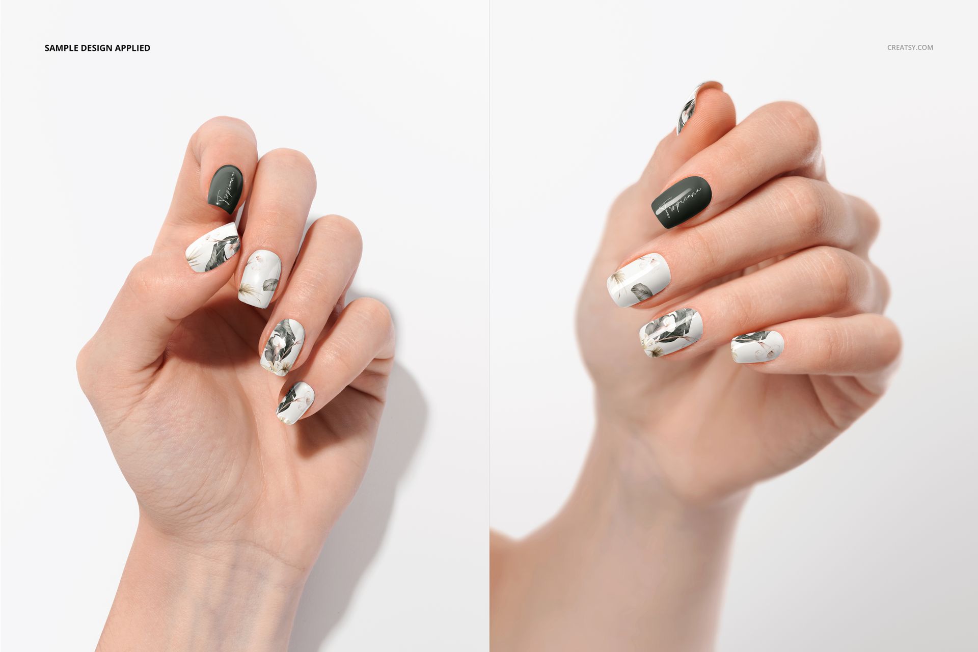 Squoval Nails Mockup Set - mockup screenshot 5
