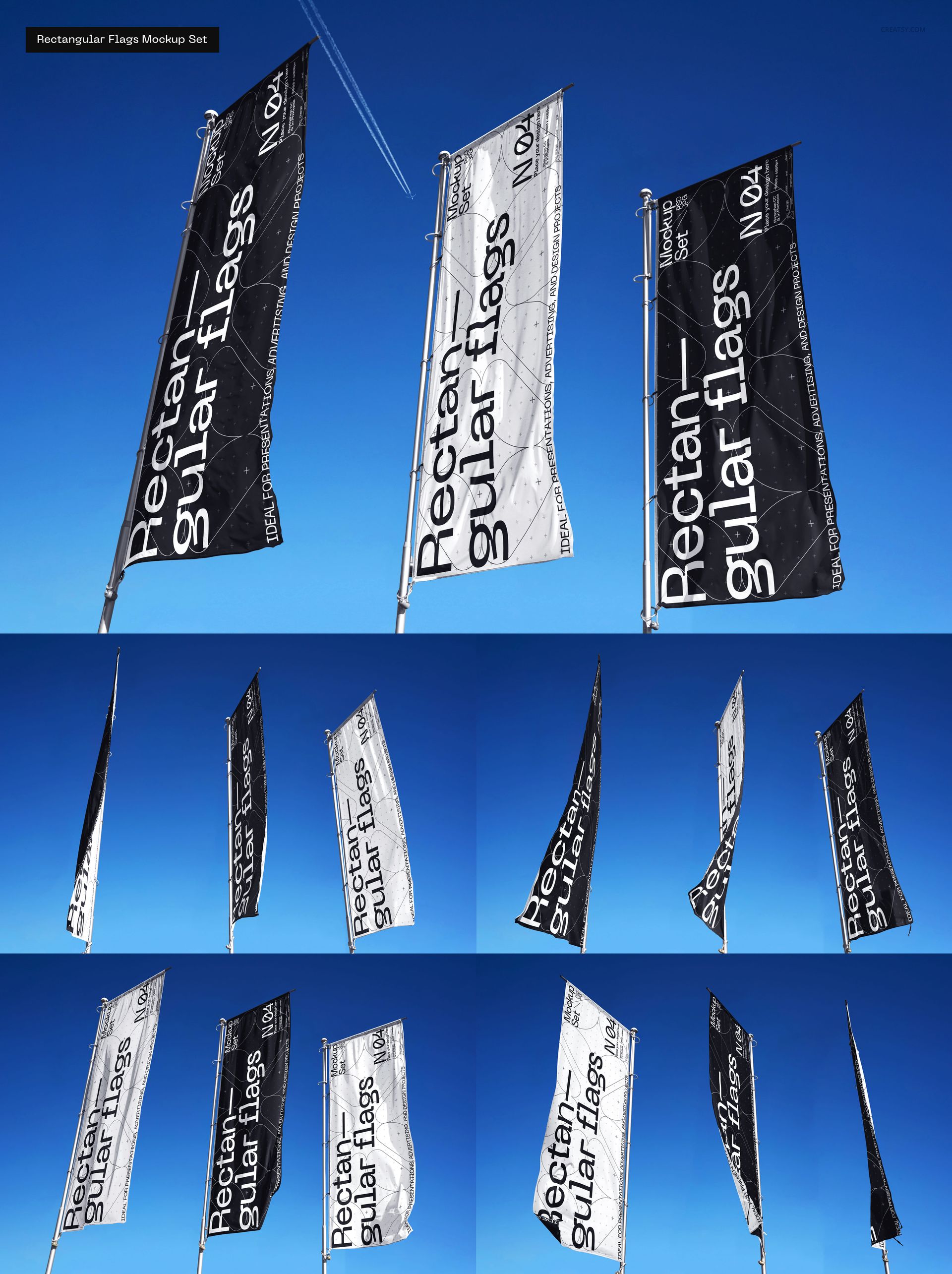 Outdoor Indoor Advertising Mockup Bundle