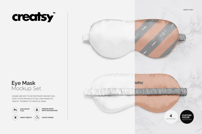 Eye Mask Mockup Set - mockup screenshot 1