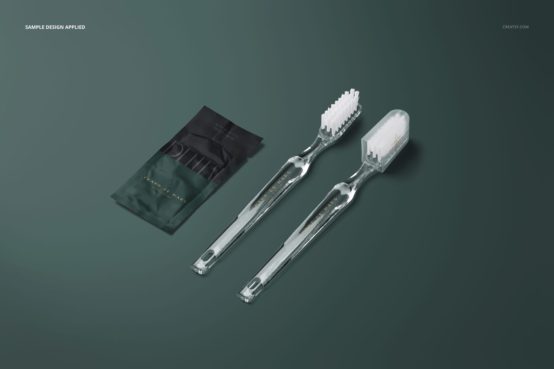 Hotel Dental Kit Mockup Set v.2 - mockup screenshot 4