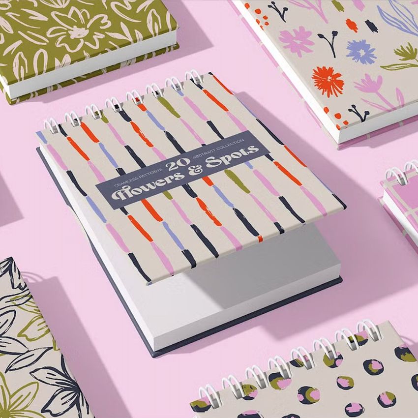 Flowers & Spots by Cute Mood Design - Files in Use example