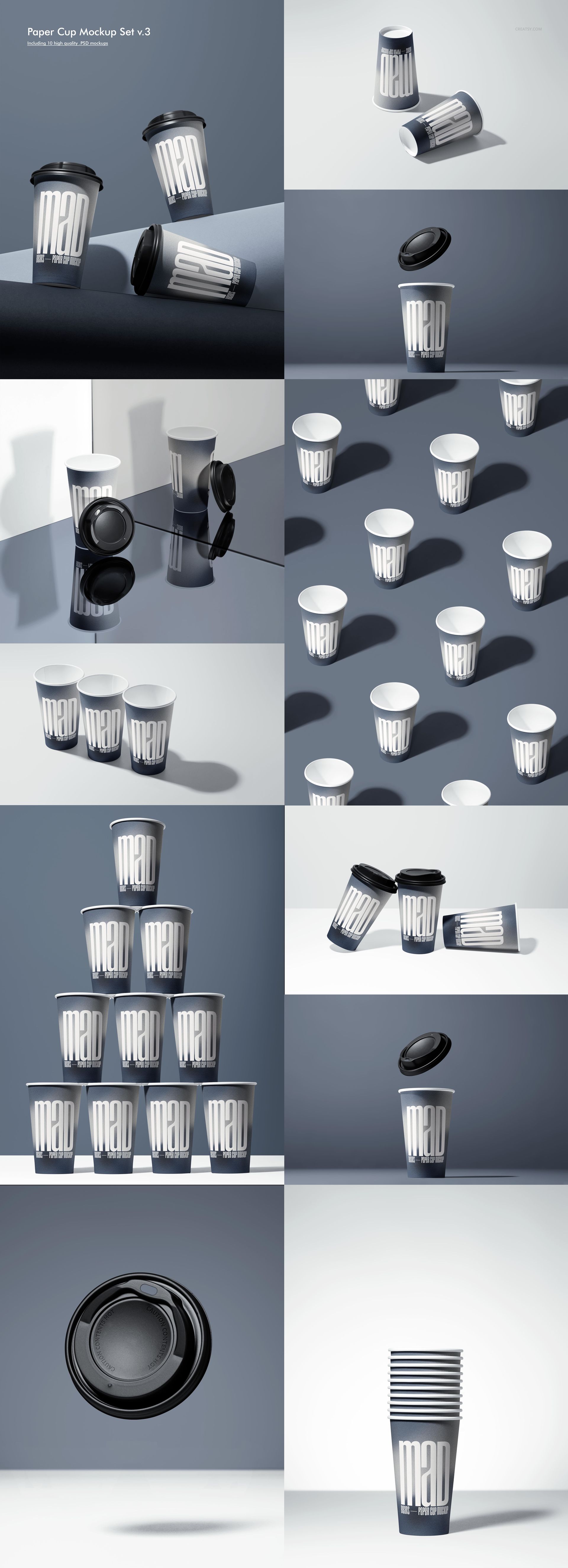 Paper Cup Mockup Bundle - mockup screenshot 21