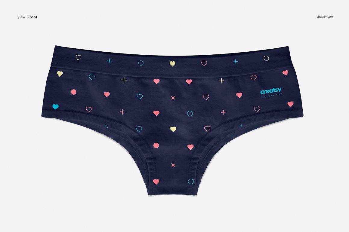 Women's Briefs Mockup Set (Flat Lay) - mockup screenshot 4