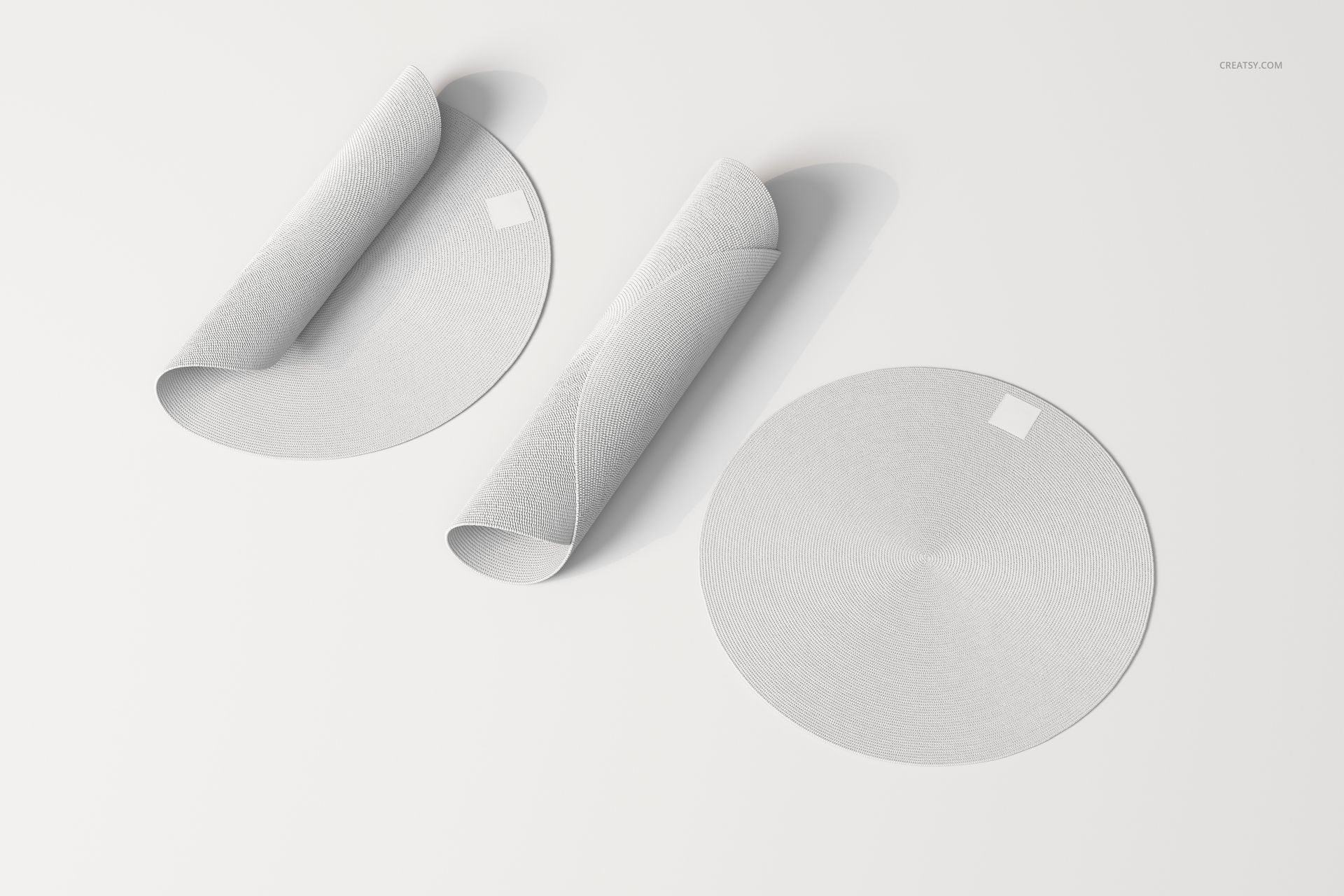 Round Braided Rugs 3D Model - mockup screenshot 3