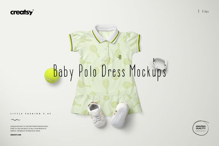 Polo Dress Mockup Set (45/LFv.1) - mockup screenshot 1