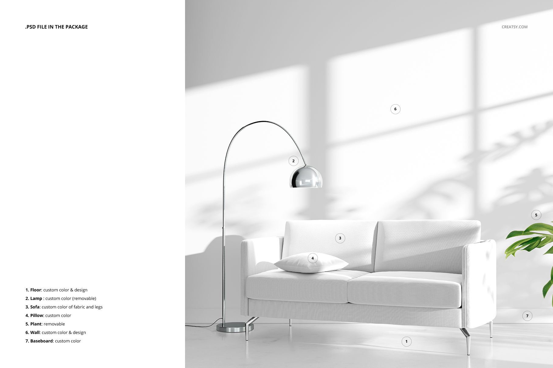 Dibond & Acrylic Prints Generator Mockup Set - mockup screenshot 2