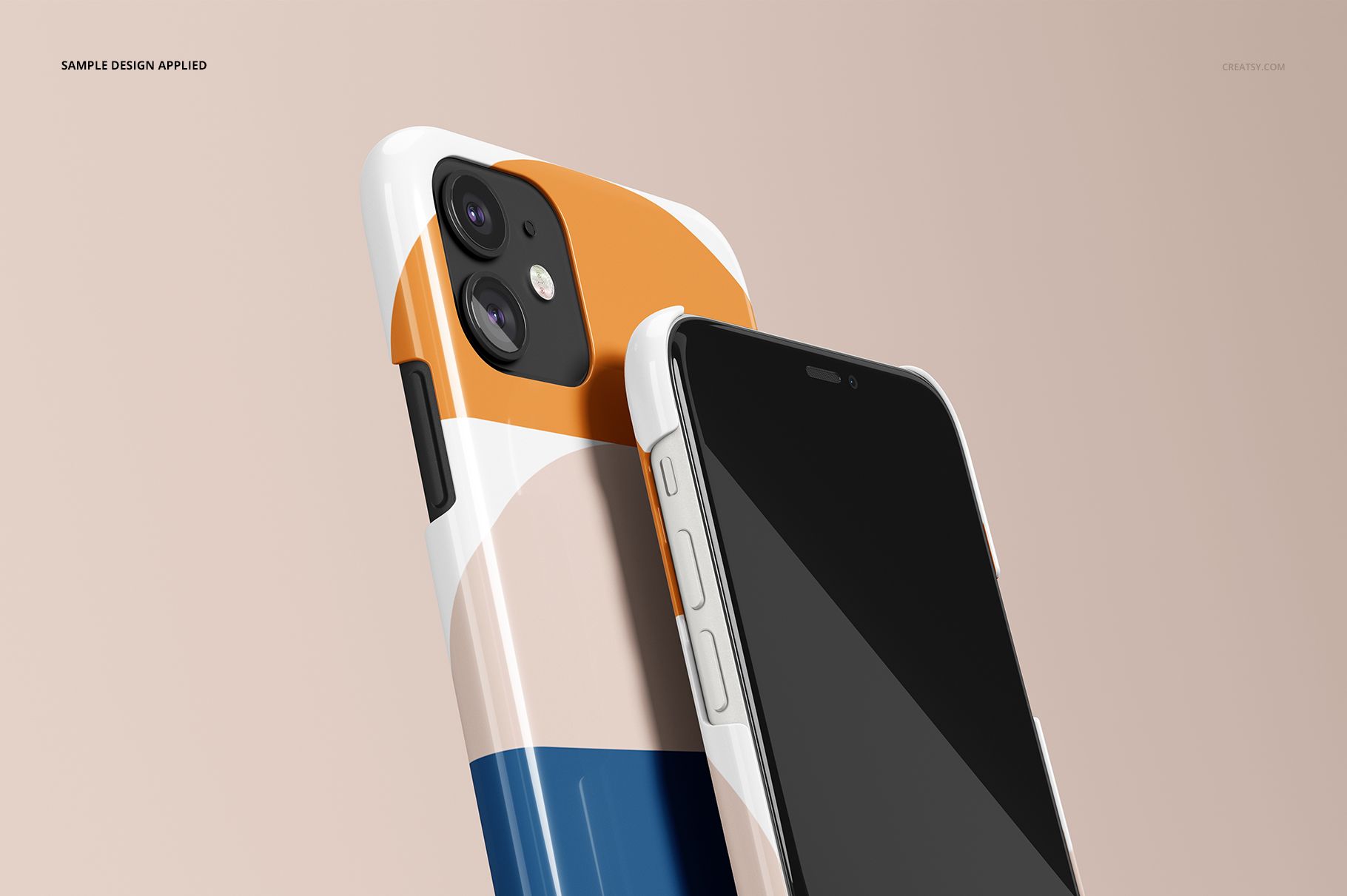 iPhone 11 Glossy Snap Case Mockup Set - mockup screenshot 10