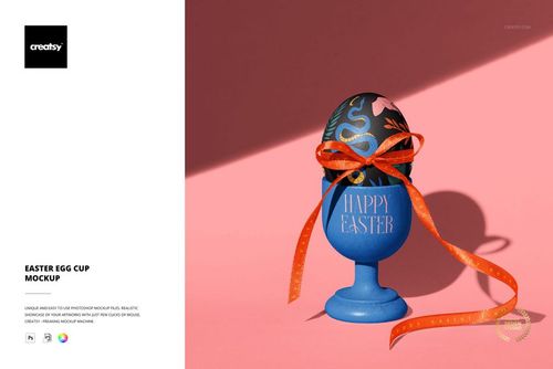 Easter Egg Cup Mockup - mockup preview 1
