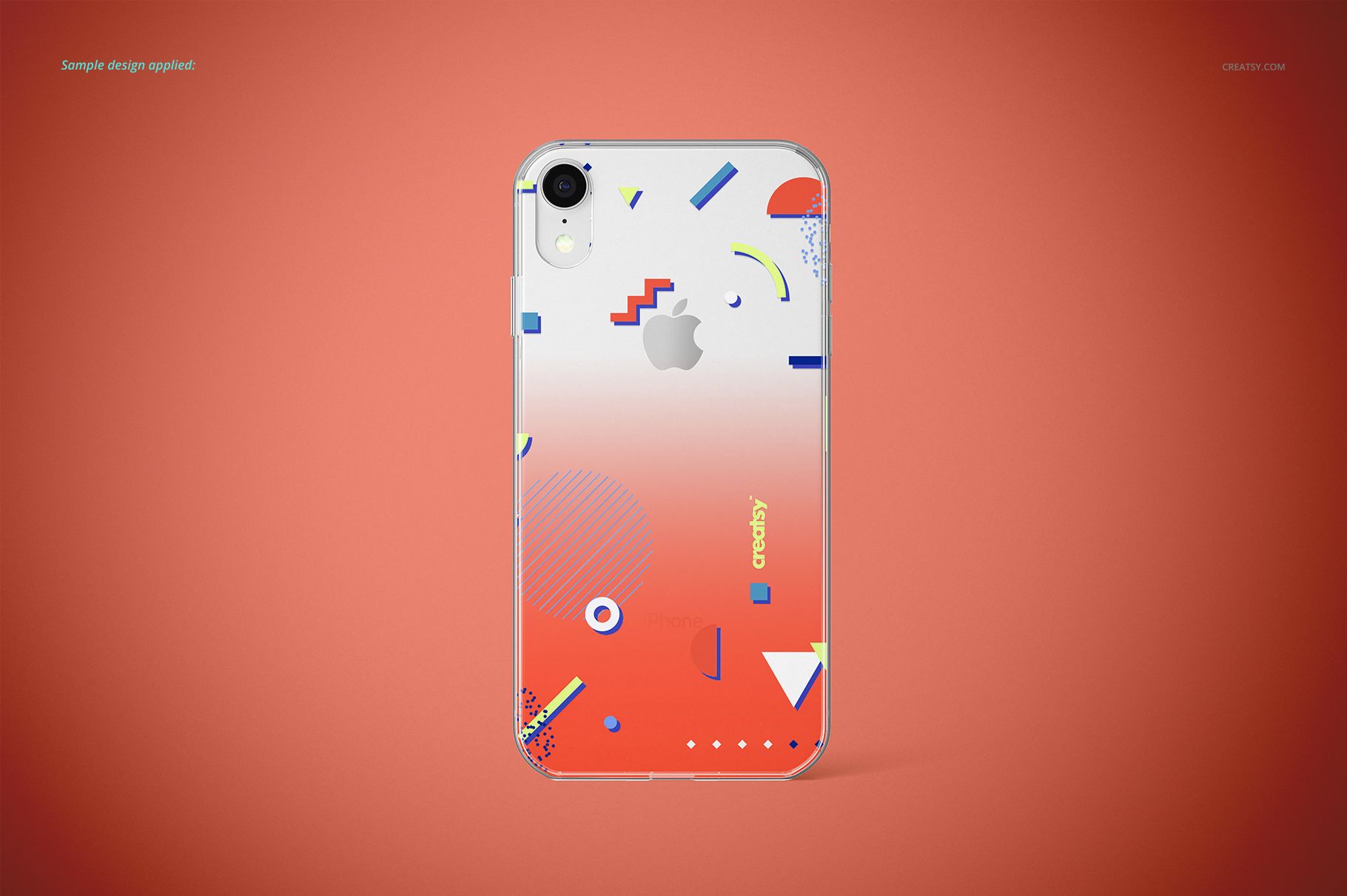 iPhone XR Clear Case Mockup Set - mockup screenshot 8