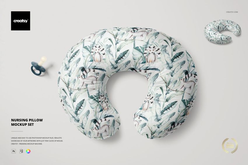 Nursing Pillow Mockup Set - mockup screenshot 1