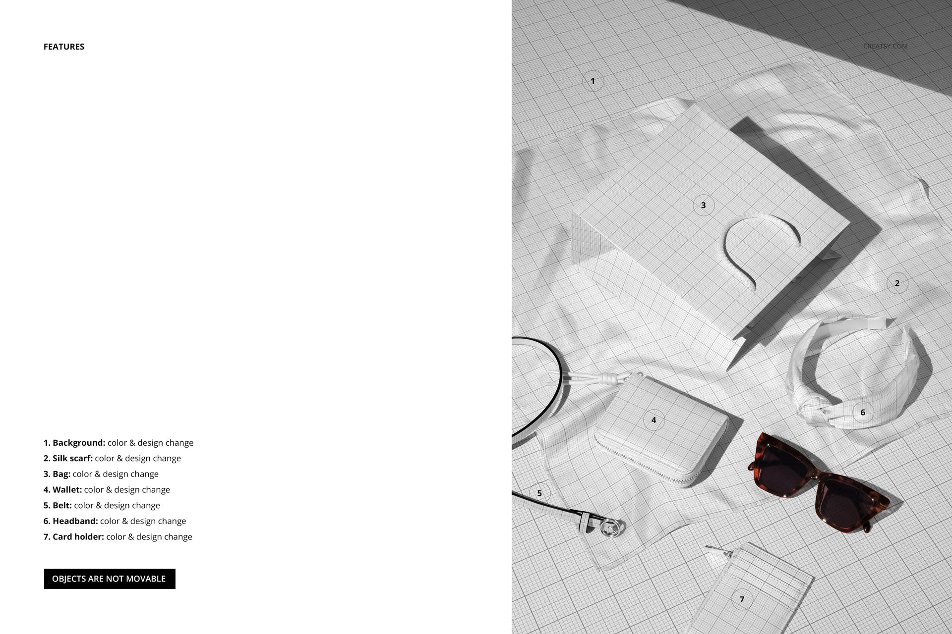 Women’s Fashion Accessories Mockup Set - mockup screenshot 3