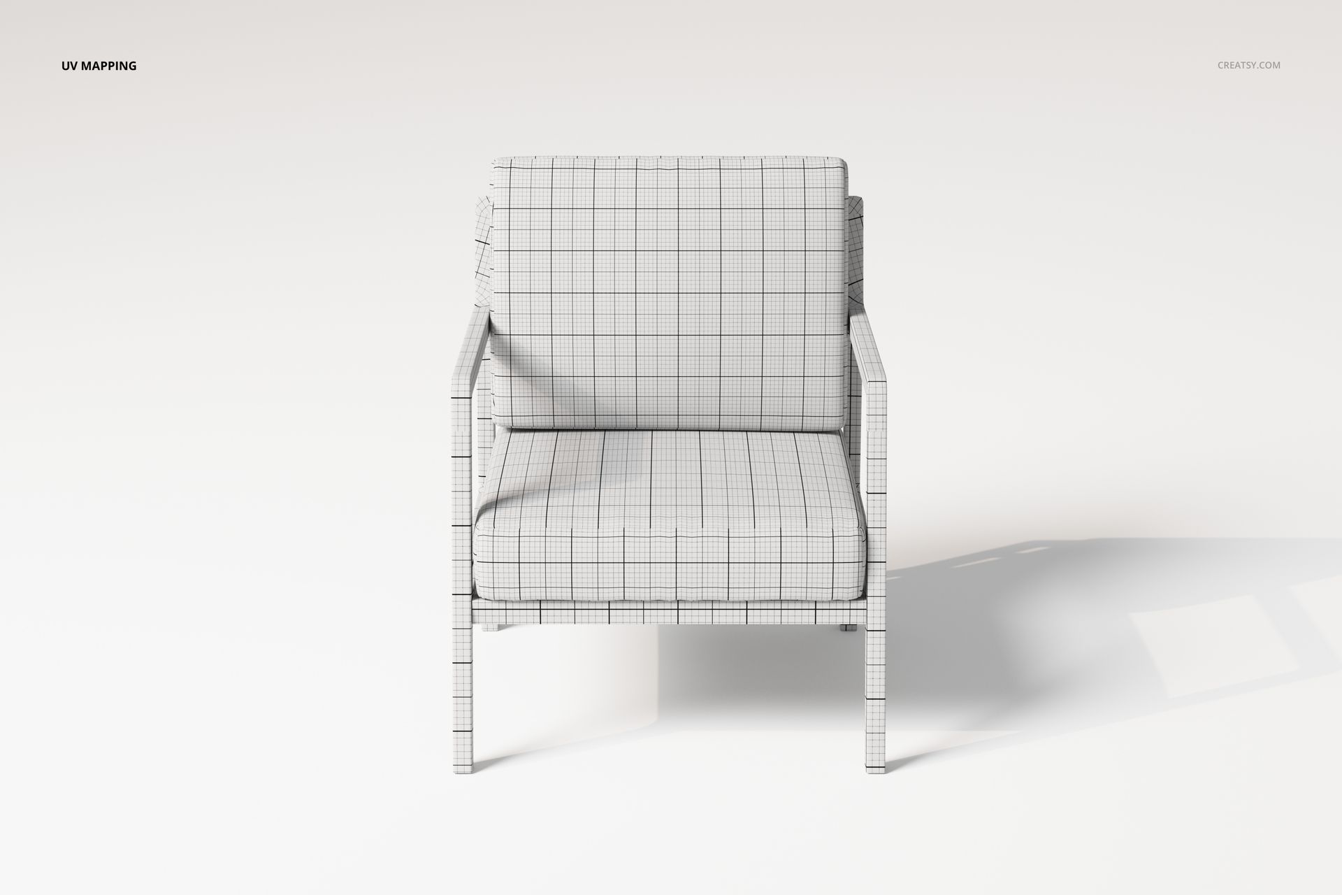 Modern Lounge Chair 3D Model - mockup screenshot 5