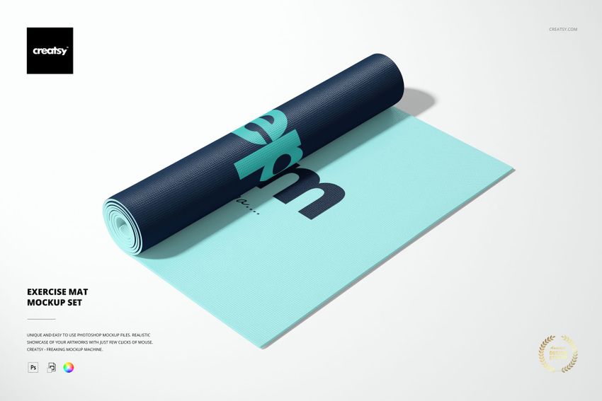Exercise Mat Mockup Set - mockup screenshot 1