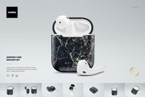 AirPods Case Mockup Set - mockup preview 1
