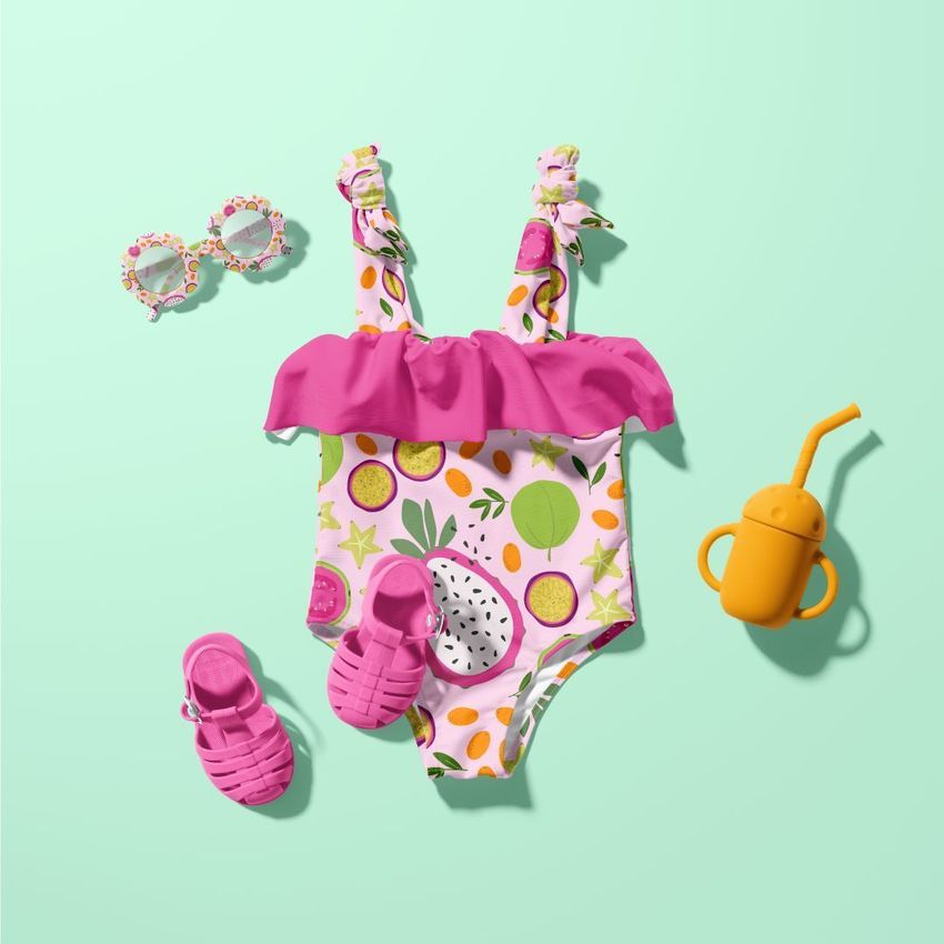 Tropical Fruit Medley by Clearlytangled - Files in Use example