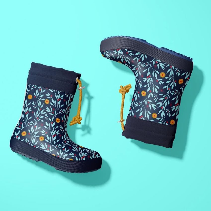 Wild Floral Pattern by Meliyellow Studio - Files in Use example