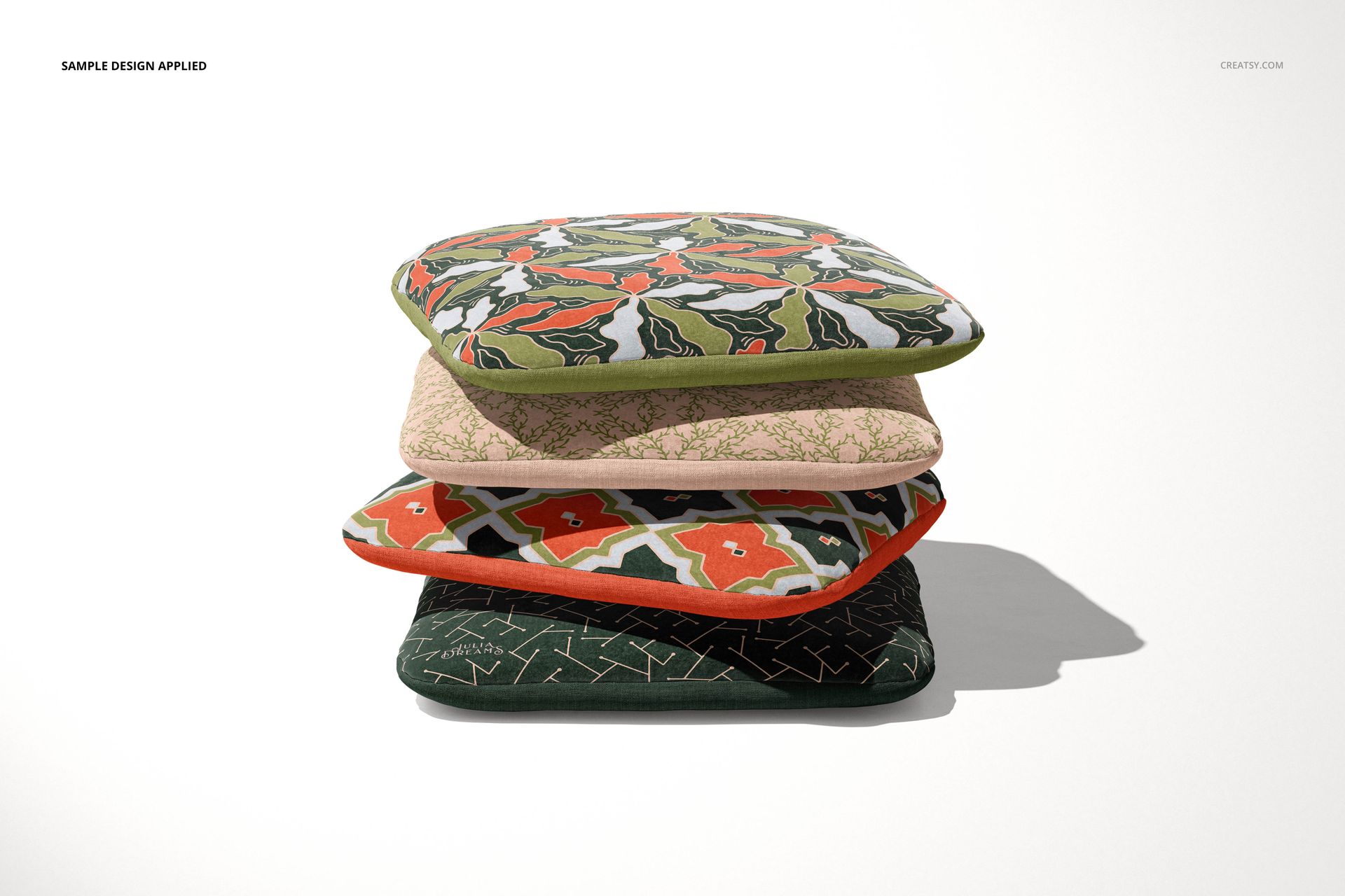 Rustic Chair Cushion Mockup Set