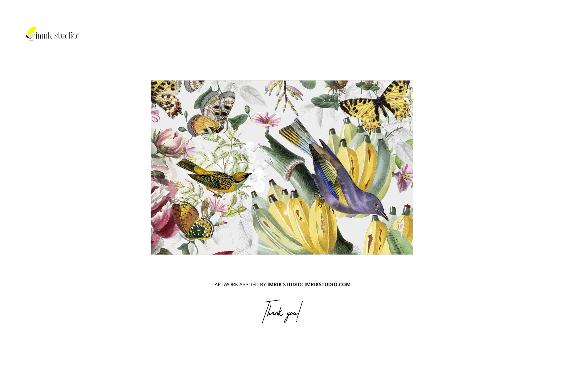 Front view of Easter egg crafts mockup featuring detailed illustrations of butterflies, flowers, and a blue bird on a white background.