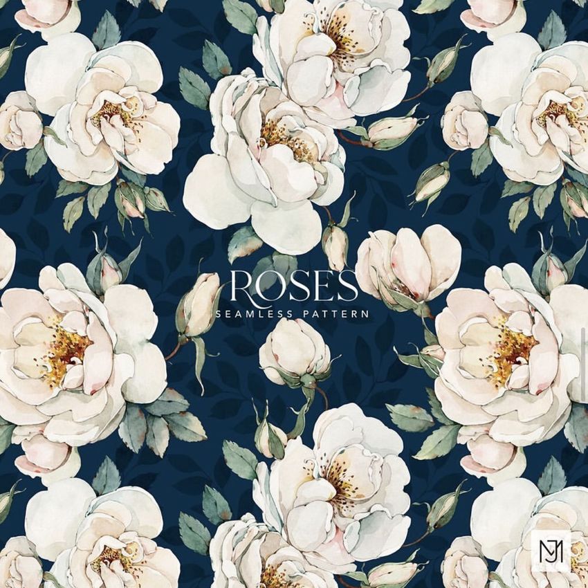 Roses Seamless Pattern by Media Jamshidi - Files in Use example