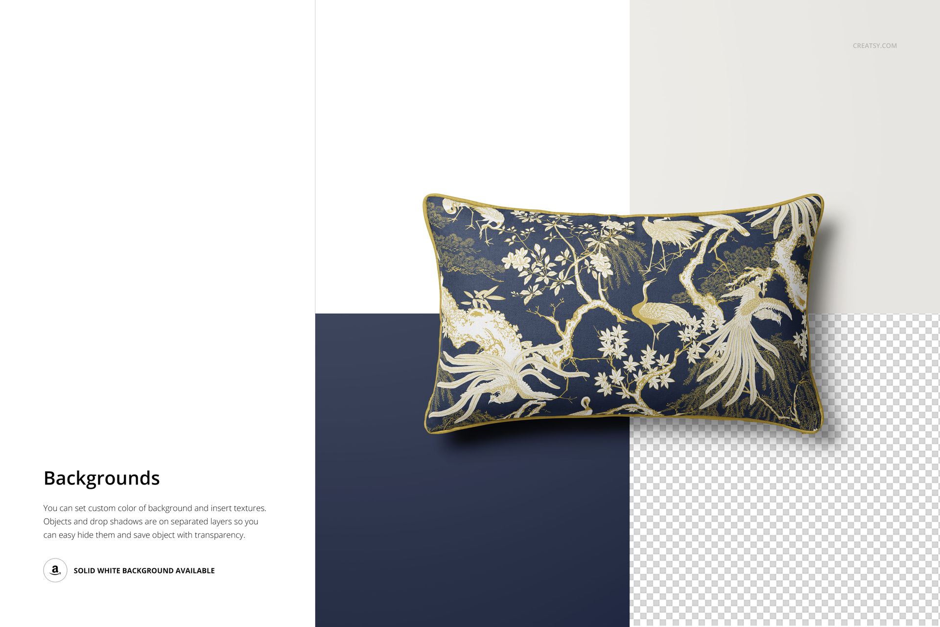 Reversible Piped Cushions Mockup Set - mockup screenshot 23