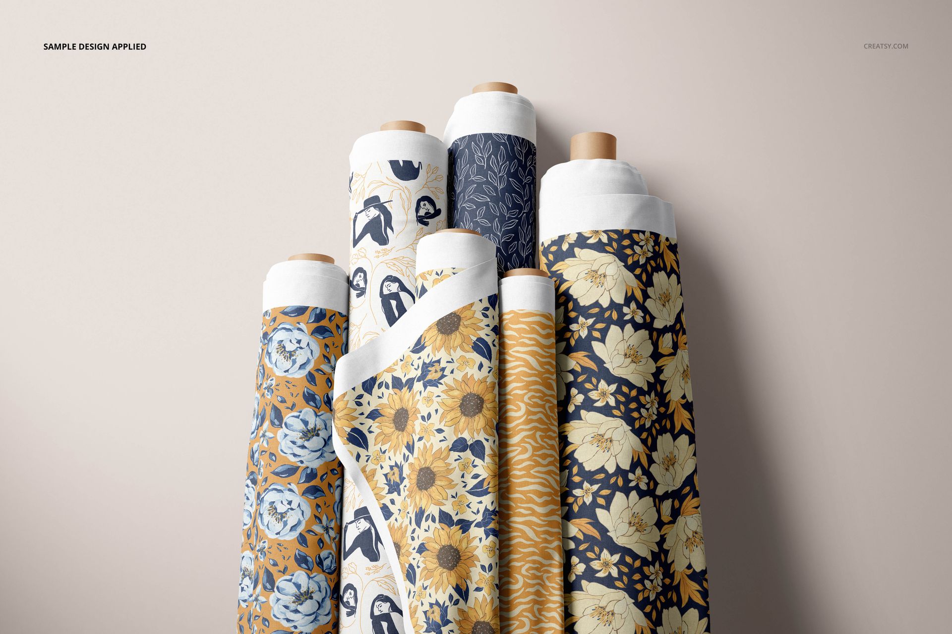 Fabric Rolls Mockup Set (15/FFv.11) - mockup screenshot 4