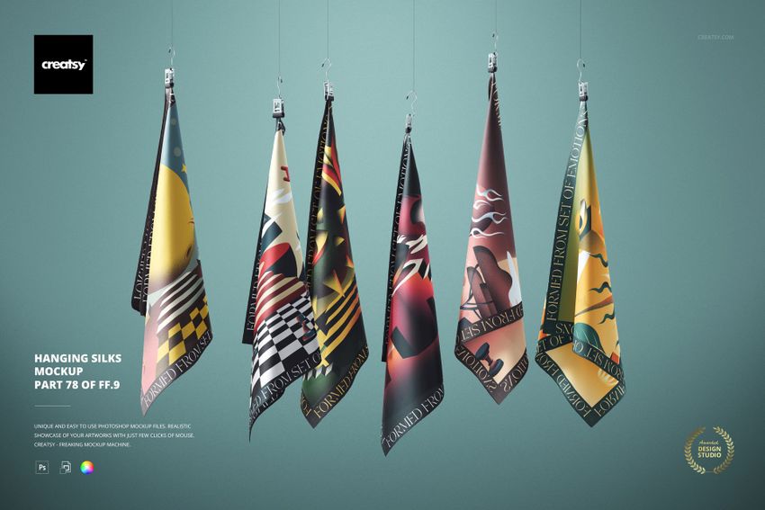 Hanging Silks Mockup (78/FFv.9) - mockup screenshot 1