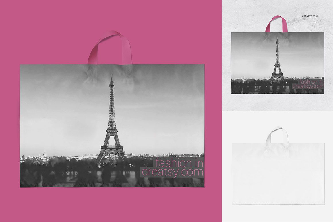 Plastic Bags Mockup Set - mockup screenshot 4