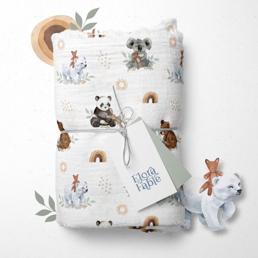 Boho Bears by Flora&Fable - Files in Use example