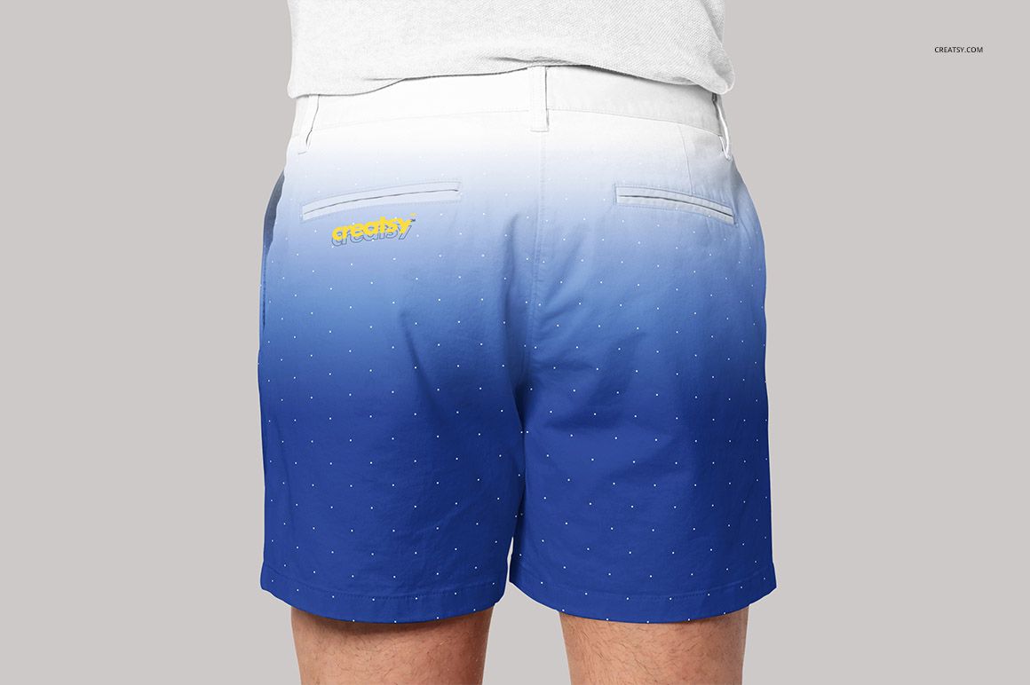 Men's Shorts Mockup Set - mockup screenshot 4