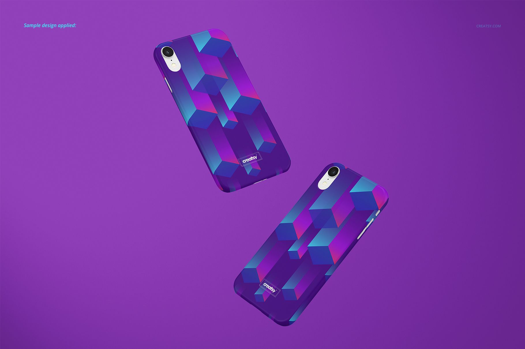 iPhone XR Snap Case Mockup Set (matte) - mockup screenshot 10