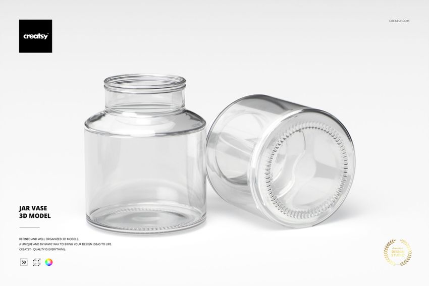 Jar Vase 3D Model - mockup screenshot 1