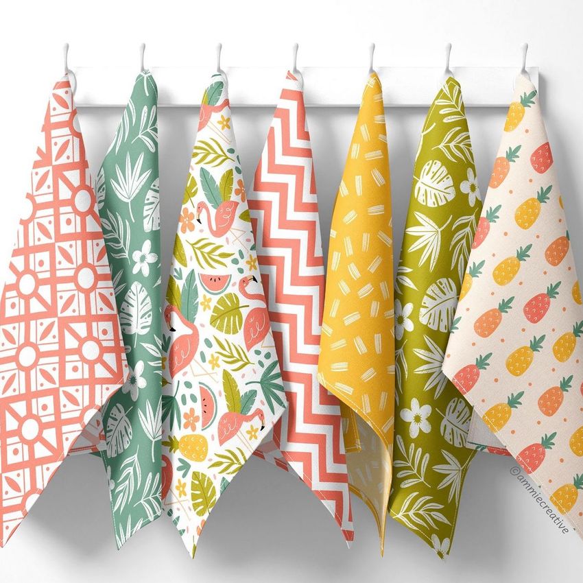 Summer Tropical Flamingo by Ammie Gomez - Files in Use example