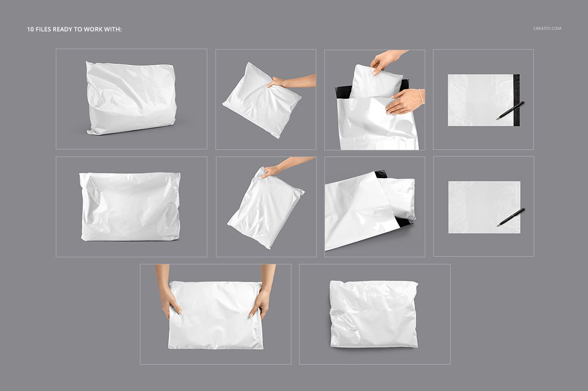 Mailing Bag 2 Mockup Set - mockup screenshot 2