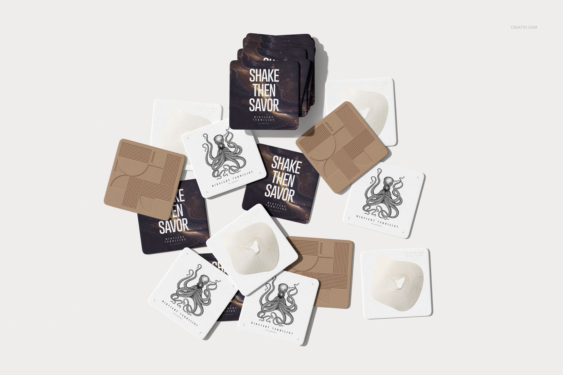 Square Coasters Mockup Set v.4 - mockup screenshot 14