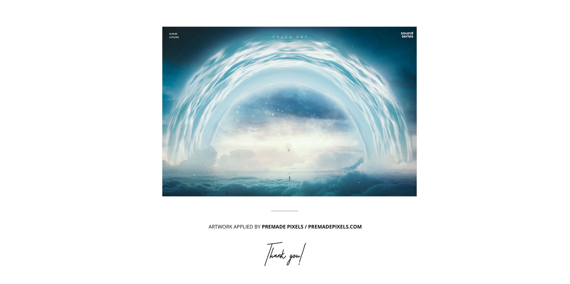 Vinyl record partially buried in sand on a beach, with ocean waves and cloudy sky in the background, PSD mockup scene.