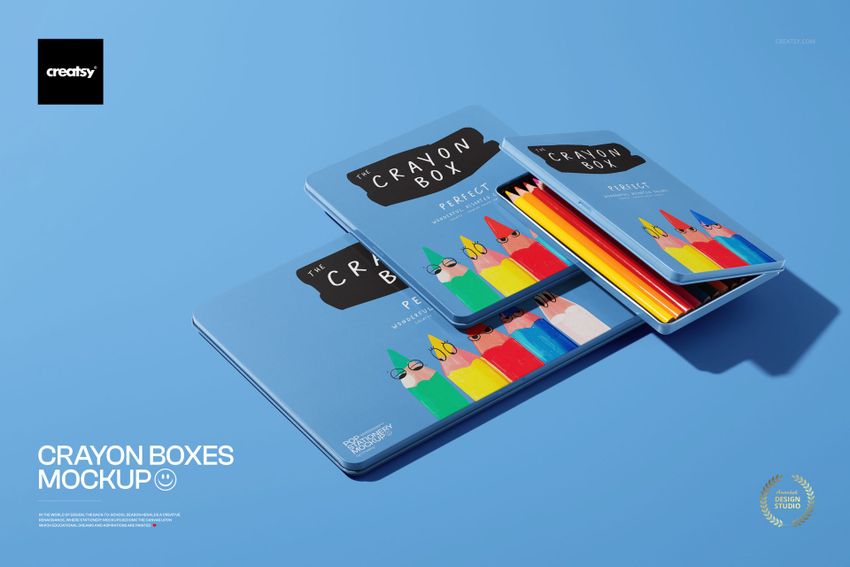 Crayon Boxes Mockup - mockup screenshot 1