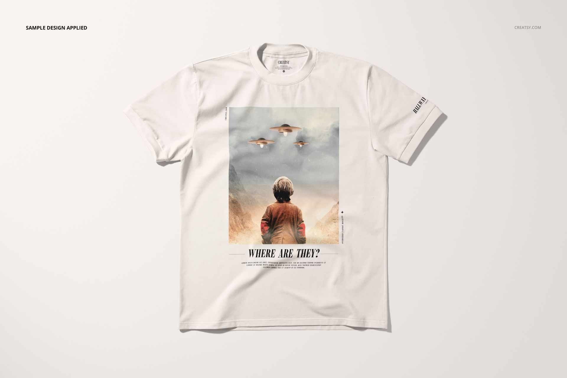 Oversized T-Shirt Mockup Set - mockup screenshot 9