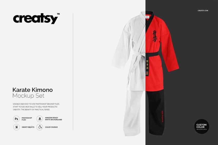 Karate Kimono Mockup Set - mockup screenshot 1