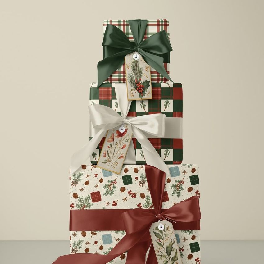 Winter Pine Patchwork by Luna Doll Designs - Files in Use example