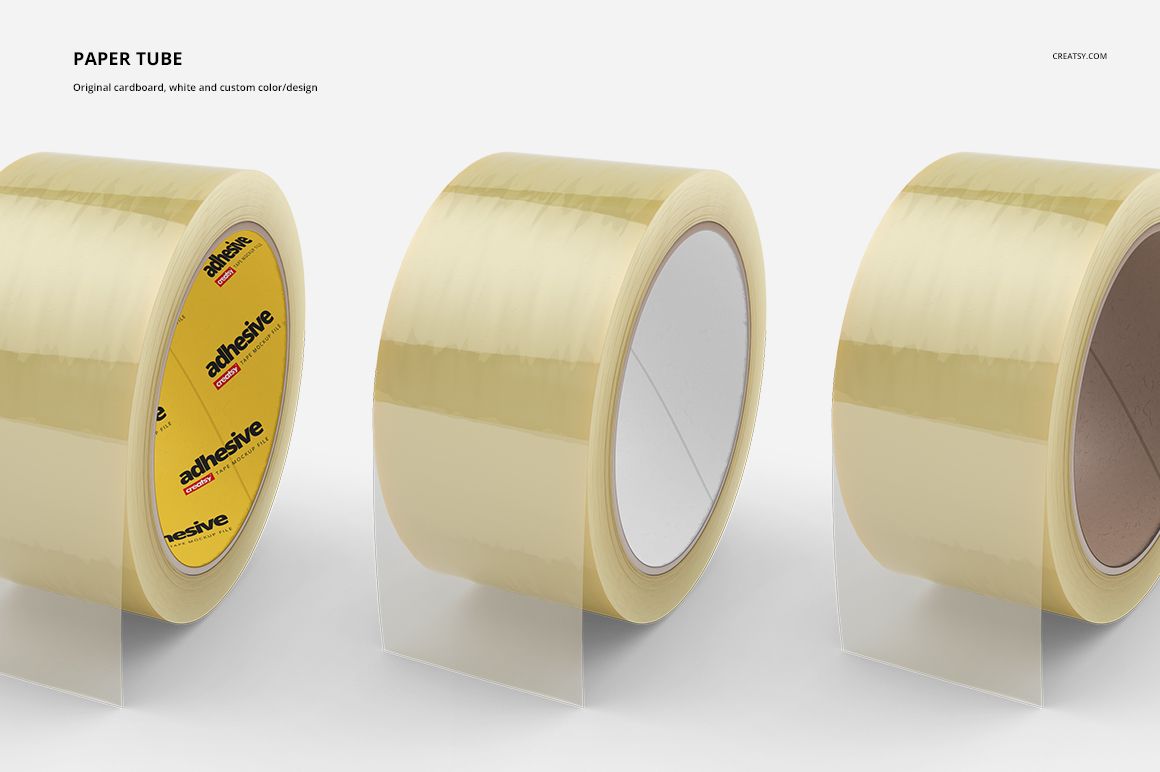 Packing Tape Many Types Mockup Set - mockup screenshot 4