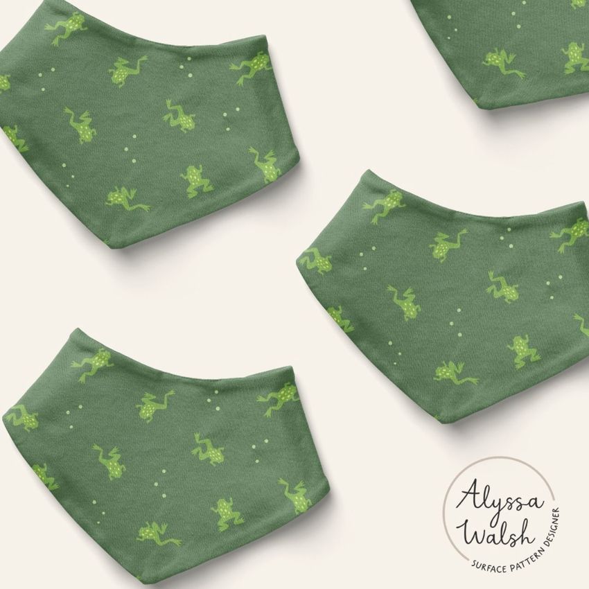 Frogs Swimming by Alyssa Walsh - Files in Use example