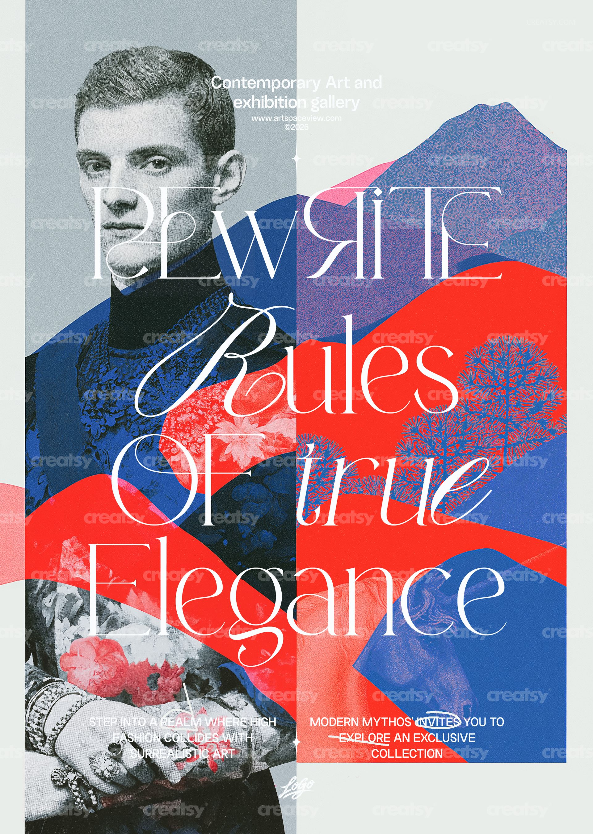 True Elegance Gallery Poster Template