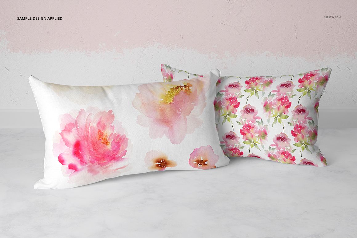 Rectangular Pillow Mockup Set - mockup screenshot 14