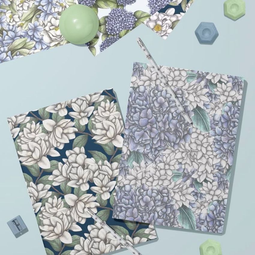 Cushions of Hydrangeas by Cecilia Battaini - Files in Use example