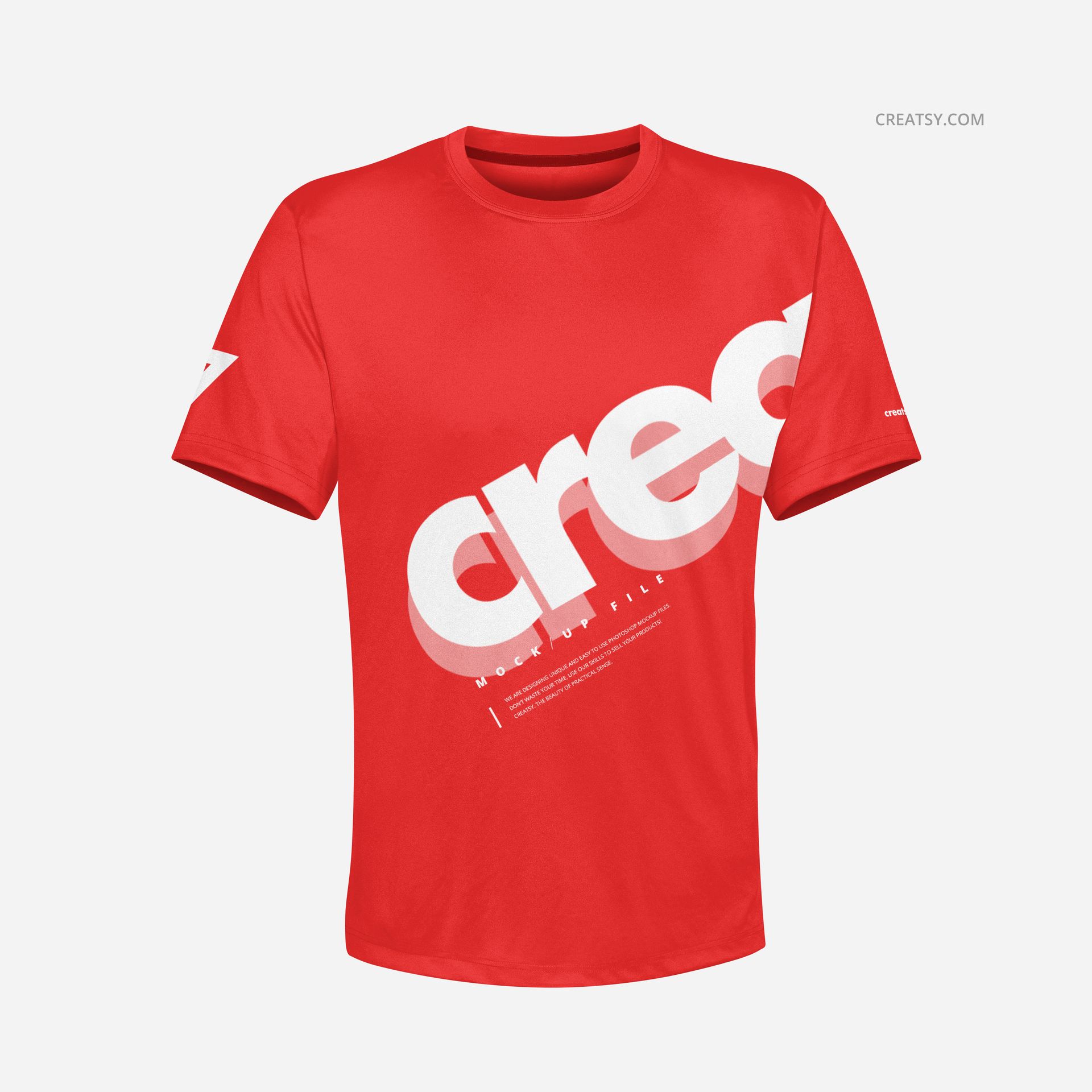 Polyester T-shirt Mockup Set