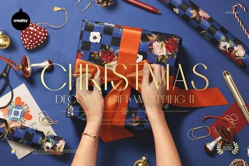 Christmas Decor & Gift Wrapping Mockup Bundle II