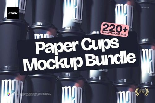 Paper Cup Mockup Bundle
