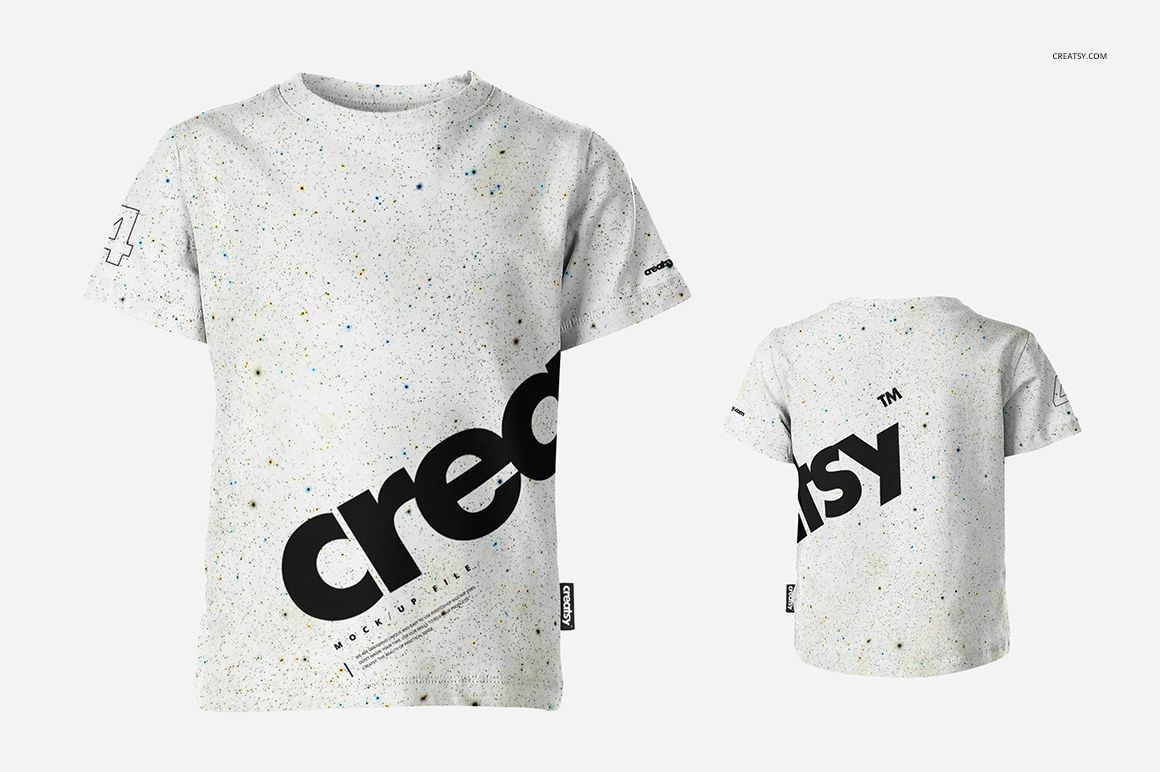 Kids T-shirt Mockup Set - mockup screenshot 2