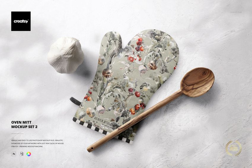 Oven Mitt Mockup Set 2 - mockup screenshot 1