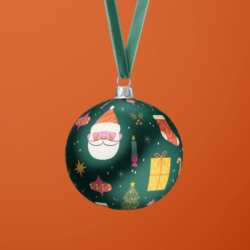 Santa Pattern by Megan Roy - Files in Use example